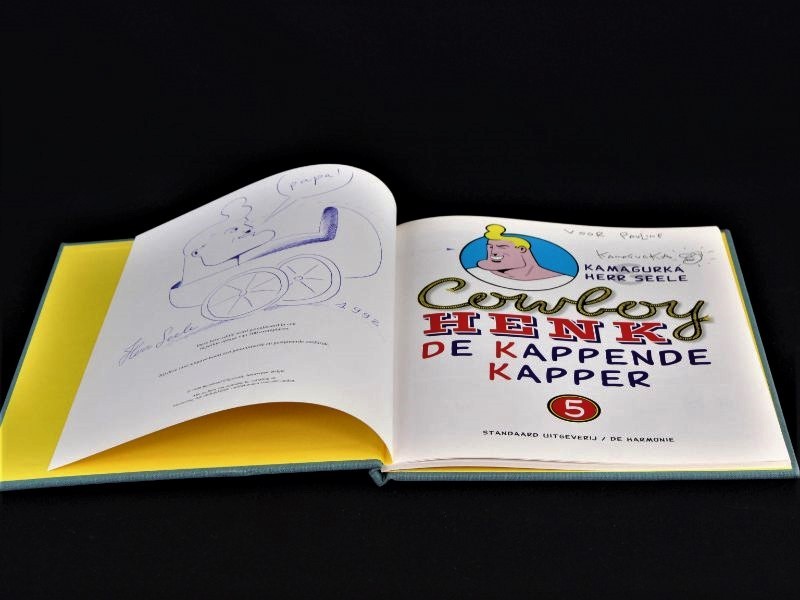 Cowboy Henk 5 De Kappende Kapper 1998 gesigneerd